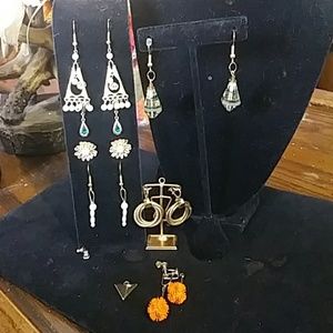 🌟Vintage to modern gold earring lot jewelry lot🌟